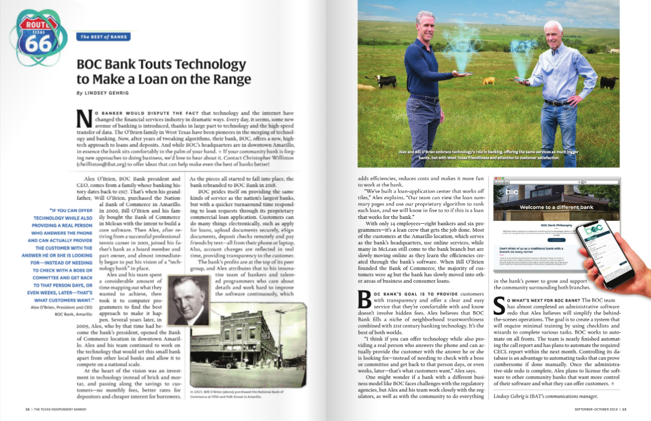 Snippit of Bankers Magazine